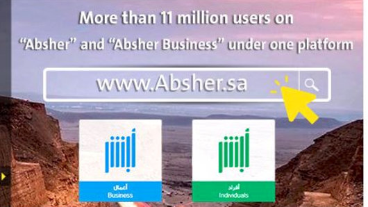 Absher on the Saudi Arabian Ministry of the Interior's website.
