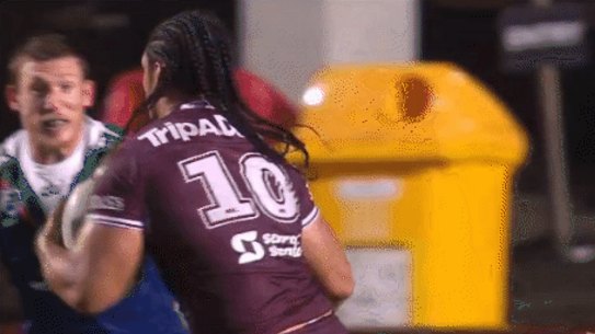 Hetherington tackle on Taupau