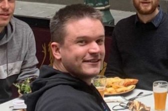 Ed Craven pictured on Instagram at a lunch with work colleagues.