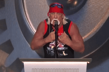 Hulk Hogan gets serious.