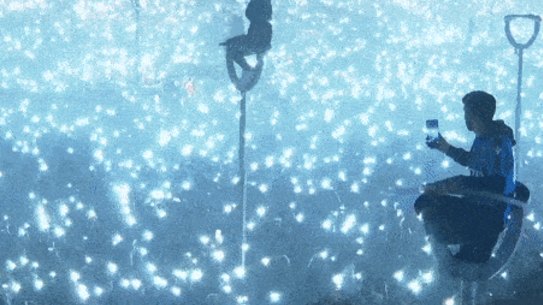 Fans celebrate Trabzanspor’s Turkish Super Lig title.  