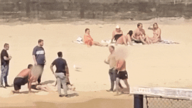 Three teenagers were arrested at Little Manly on Monday.