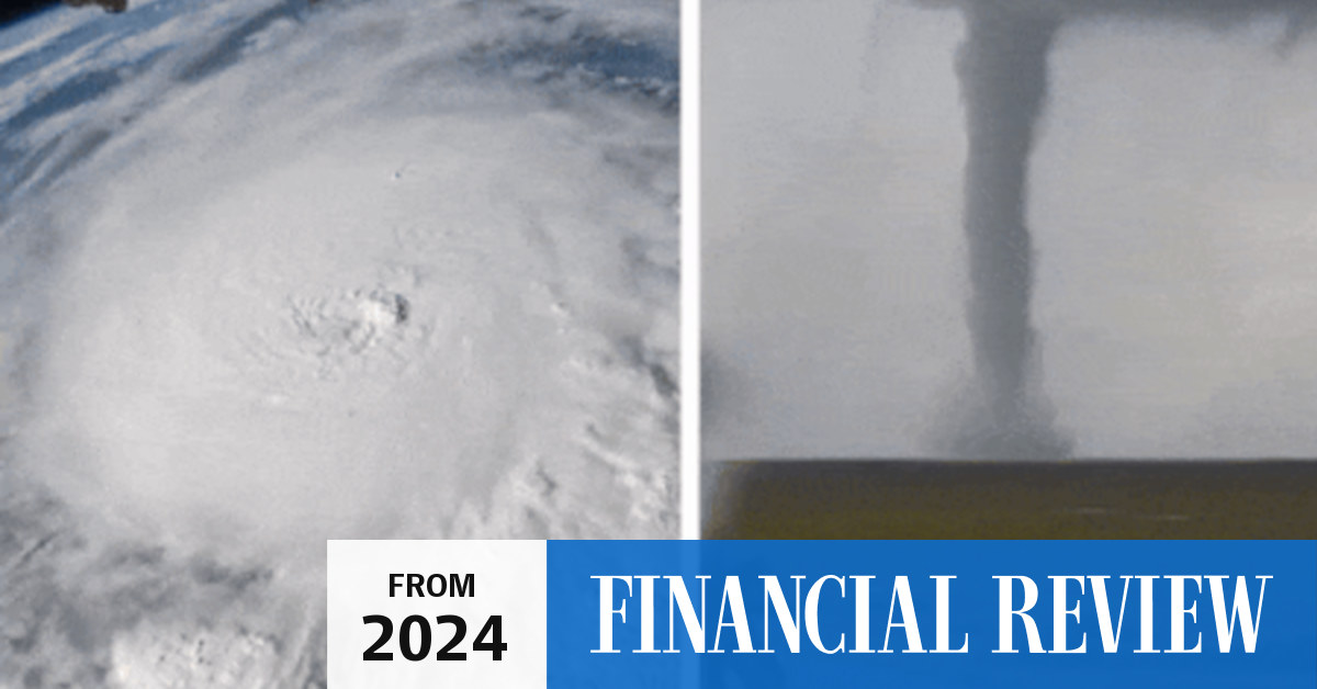 Hurricane Milton makes landfall with 205km/h winds, deadly storm surges