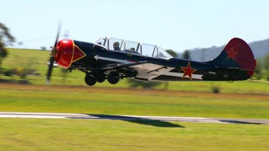 FILE IMAGE: Yak-52 aircraft were previously used as advanced Russian military training planes.