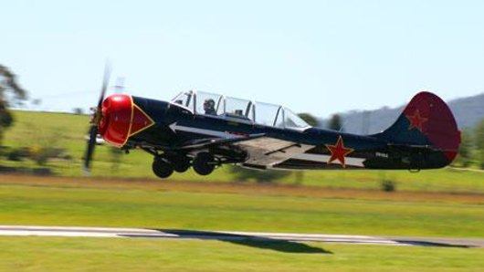 FILE IMAGE: Yak-52 aircraft were previously used as an advanced Russian military training planes.