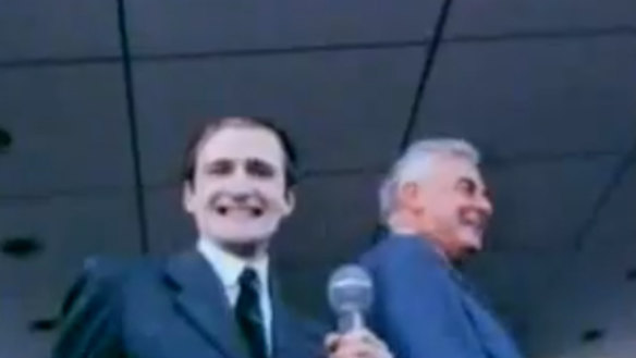 Norman Gunston, on the spot in 1975 for the sacked Gough Whitlam's "Maintain the Rage" speech. 