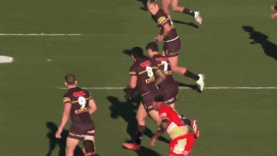 The Nathan Cleary field goal that clinched the game.