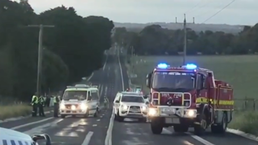 A man has died and another is fighting for life after a two-car crash on the South Gippsland Highway in Leongatha.