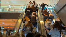 The opening of Glassons at Westfield Miranda in Sydney descended into chaos.