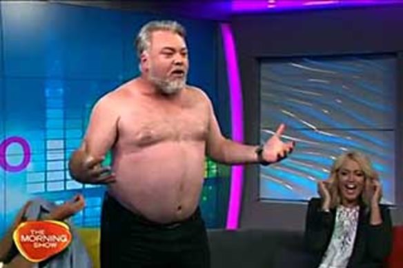 Sandilands has developed an audience from his outlandish behaviour. 