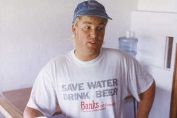 Shane Warne circa 1991.