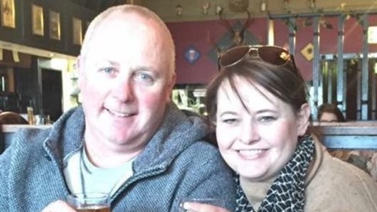 Dean, 50, and Shannon Sanderson, 48, were on holidays from Adelaide.