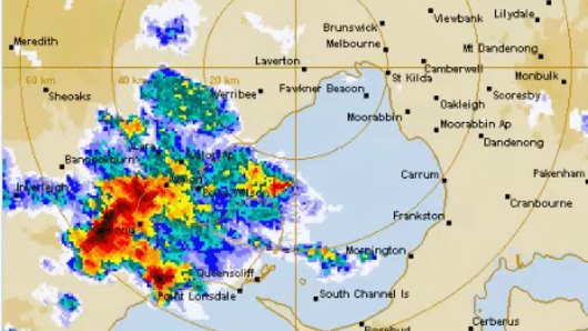 ‘Walloped’: A dozen rescued after heavy storm drenches Geelong, parts of Melbourne