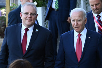The Biden speech was noted in Australian official circles.