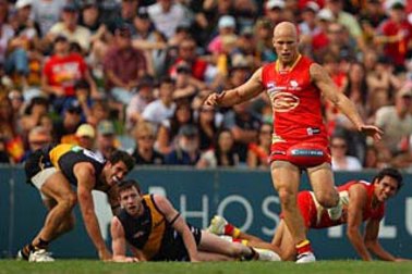 Nearly 11,000 fans flocked to Cazaly's Stadium in Cairns in 2012 to watch Gold Coast defeat Richmond.