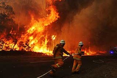 Emissions from bushfires in Australia have helped push global levels of carbon dioxide to new highs, the UK Met Office  says.