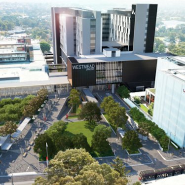 An artistic impression of what Westmead Hospital could look like.