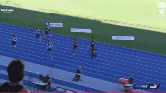 Gout Gout’s record-breaking run.