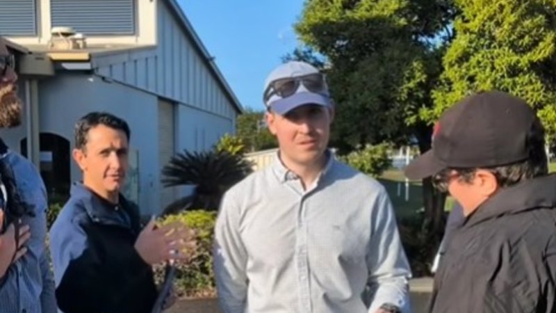 ‘Shame on you’: Premier and pro-Palestine activist clash at Stafford byelection booth