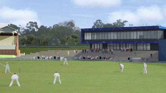 Artist's impression of the Junction Oval development.
