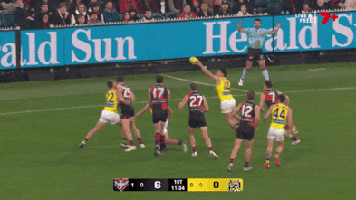 AFL live: Taranto’s goal of the year contender lights up Dreamtime, while Bombers debutant makes his mark