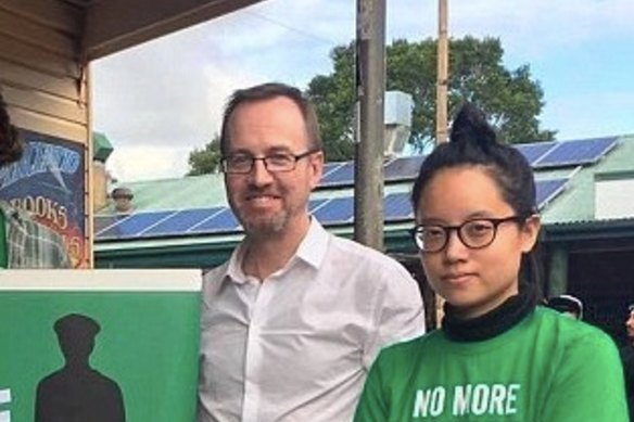 Xiaoran Shi with David Shoebridge. 