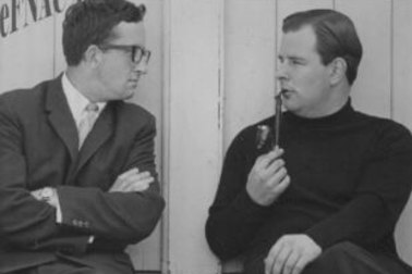 John (right) with John Foyster around 1965. 