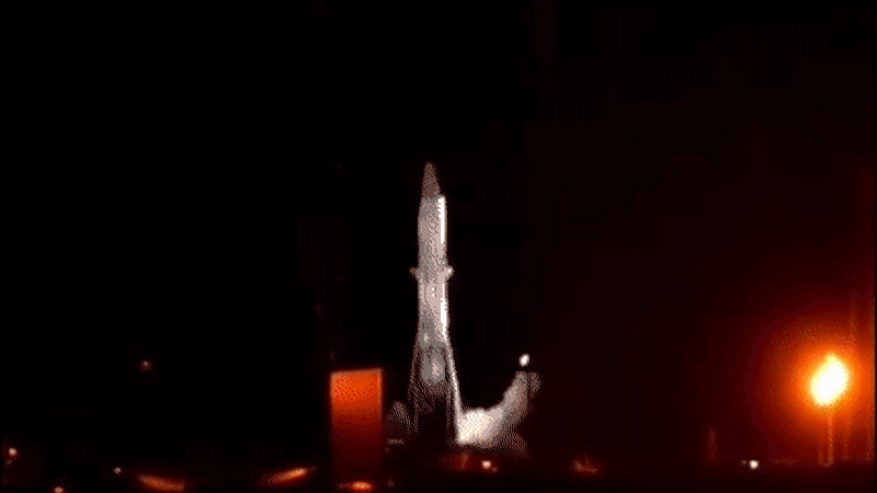 Blue Origin's rocket explodes in fireball on launchpad