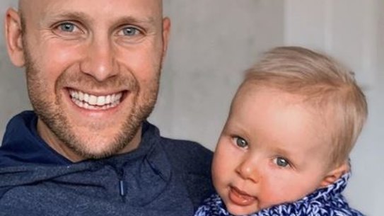Gary Ablett and his son Levi. 