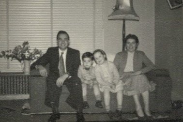 Bob and Ann with children Peter and Chris in the 1950s. 