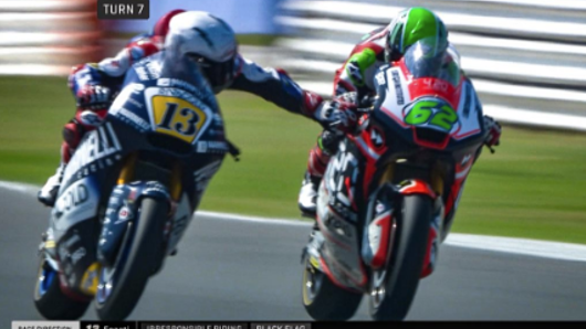 Moto2 rider Romano Fenati dropped by team after grabbing rival's brake