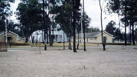 The Wacol migrant camp in Brisbane.