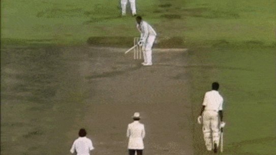 Wayne Daniels sends Mick Prior for a zac off the last ball