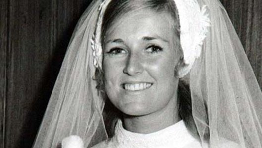 Lynette Dawson on her wedding day.