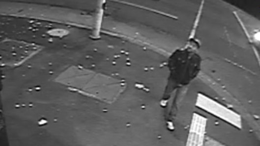 The man is believed to be Indian in appearance with short black hair. 