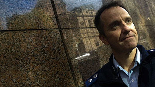 Victoria Police Commander Dean Stevenson. 