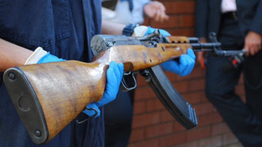 A file image of an SKS assault rifle similar to the type of weapon Ricky Maddison was armed with.