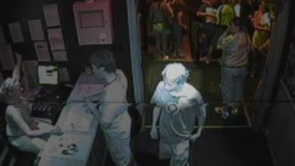 CCTV showing the last movements of Josh Warneke before he was murdered.