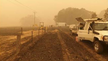 Telstra is working to get telecommunications back up and running in fire-ravaged communities in Victoria.