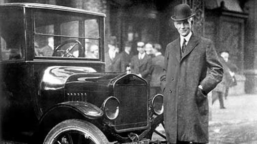 The late Henry Ford is one of the industrialists quoted in the messages.