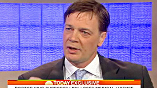 Anti-vaccination advocate and former doctor Andrew Wakefield.