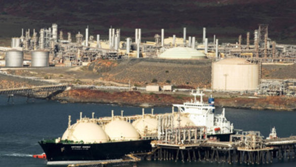 The North West Shelf gas project near Karratha.