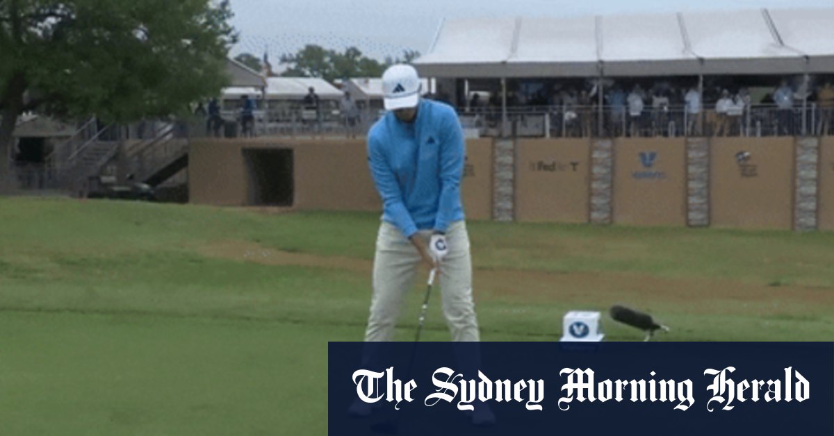 Golfer snaps driver … and he still lands on the green for eagle putt