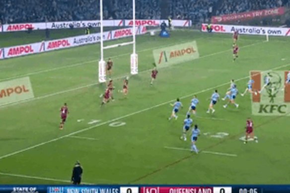 Isaah Yeo injured in first hit-up, State of Origin.