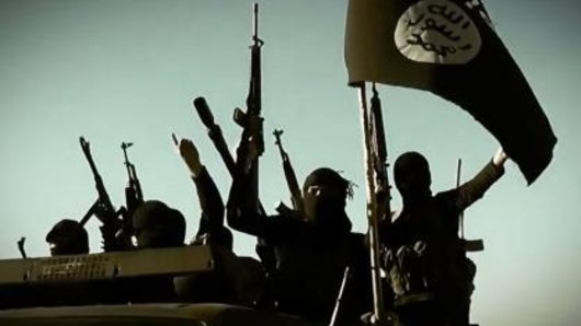 An image from an Islamic State propaganda video.