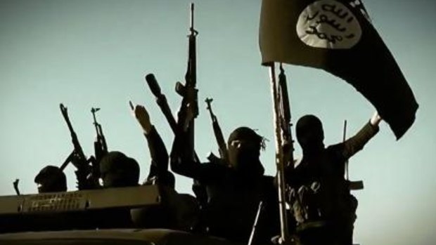 An image from an Islamic State propaganda video.
