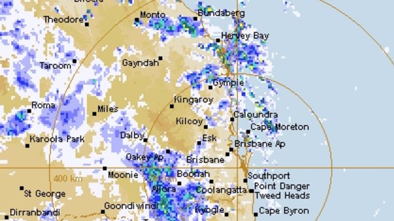 Bureau Predicts Downpour After Dark In Brisbane