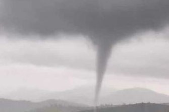 The Bureau of Meteorology confirmed there was a tornado at Pittsworth, near Toowoomba. 