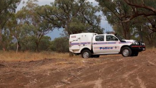 Police search for a missing woman in Wallaby Creek, Rossville, at the weekend.