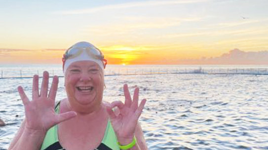 DiAnne McDonald kept one New Year’s resolution this year: to swim a kilometre in an ocean pool every day in 2021.

